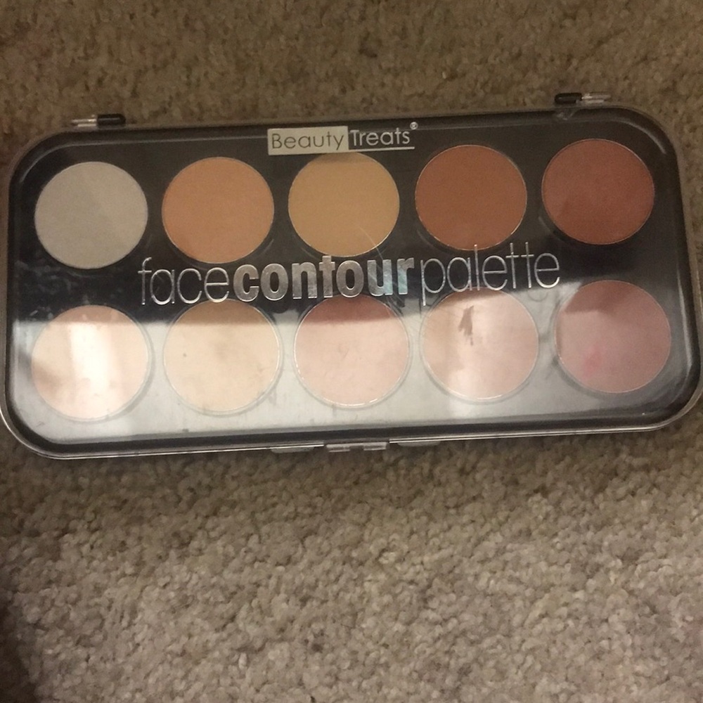 Face contour palette